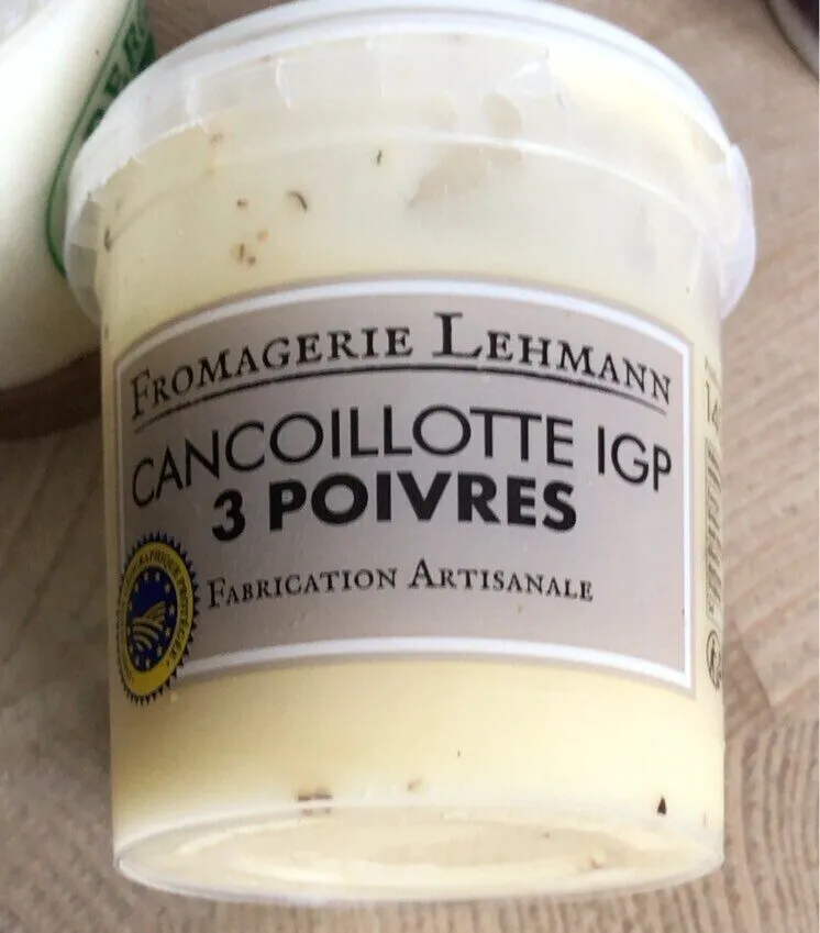 Cancoillotte igp 3 poivres