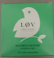 Lov organic, almond rooibos herbal tea