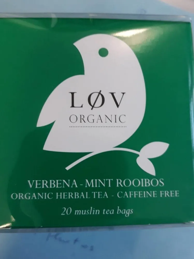 Lov Organic Rooibos Verbena-minze Tee 20 Teebeutel