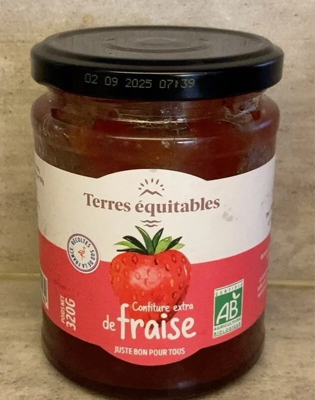 Confiture Extra de fraise Bio
