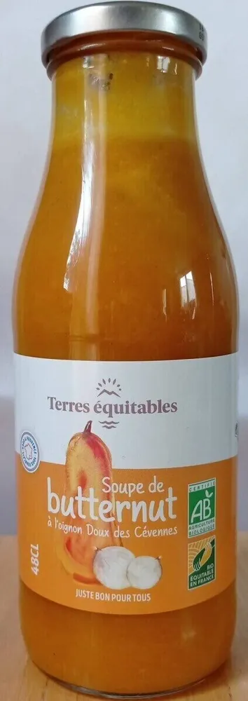 Soupe de butternut à l'oignon doux des Cévennes