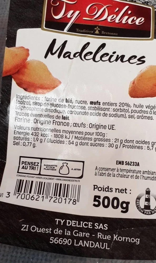 Madeleines