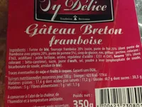 Gâteau Breton Framboise