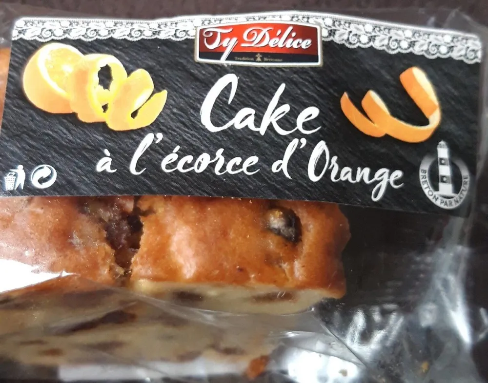 Cake à l'ecorce d'orange
