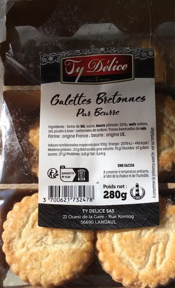 Galettes bretonnes pur beurre