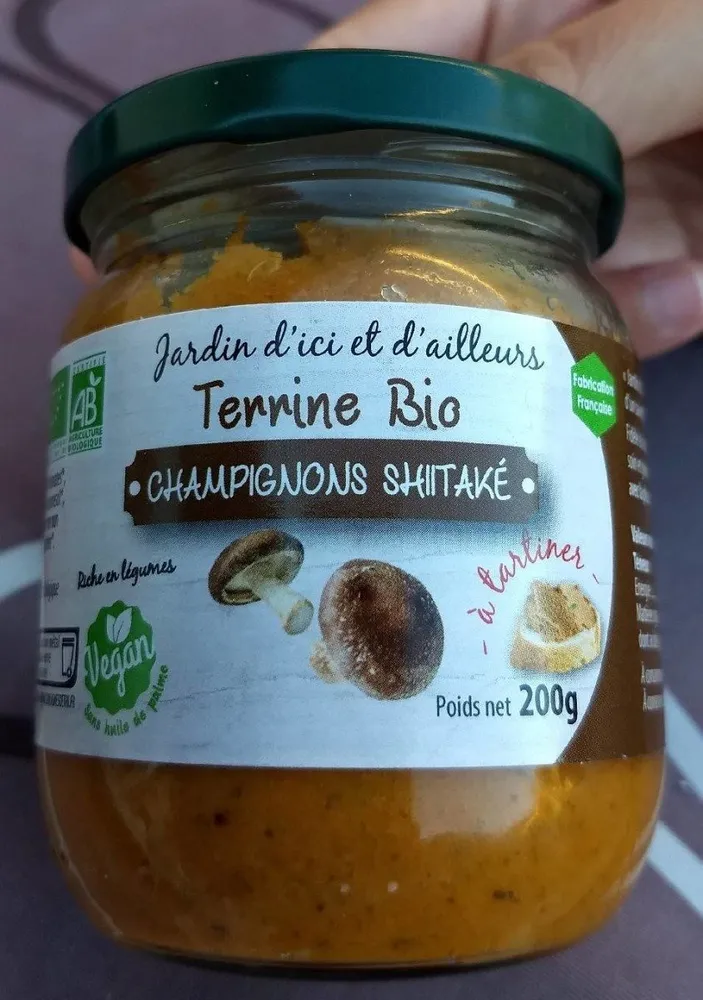 Terrine champignons shitaké