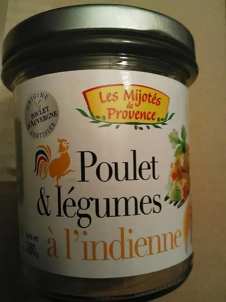 Poulet et légumes a l indienne