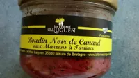 Boudin noir de canard aux marrons à tartiner