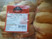 Ailes de poulet jaune