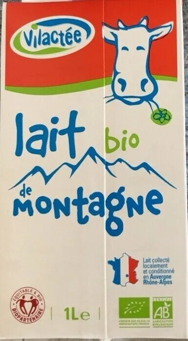 Lait bio de montagne