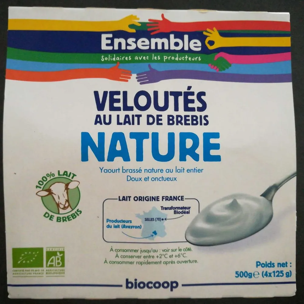 Veloutés au Lait de Brebis Nature