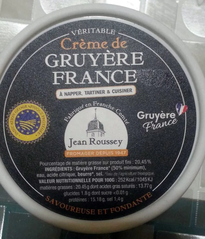 Crème de Gruyère France