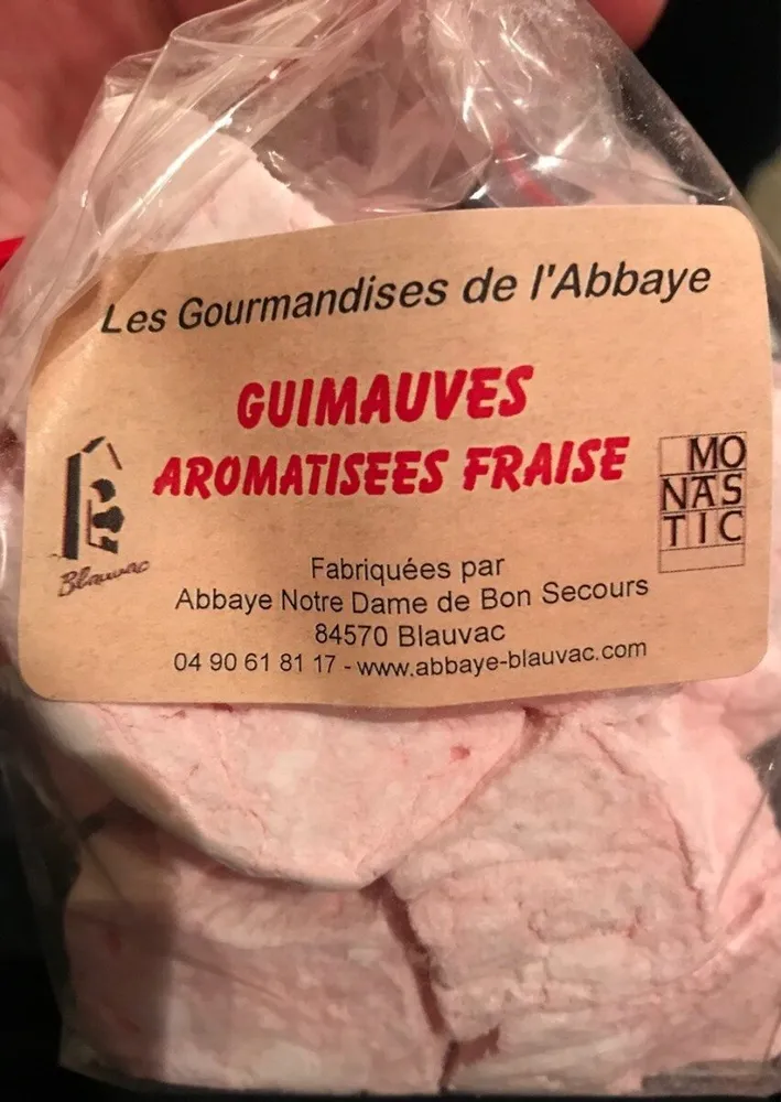 Guimauves aromatisees fraise