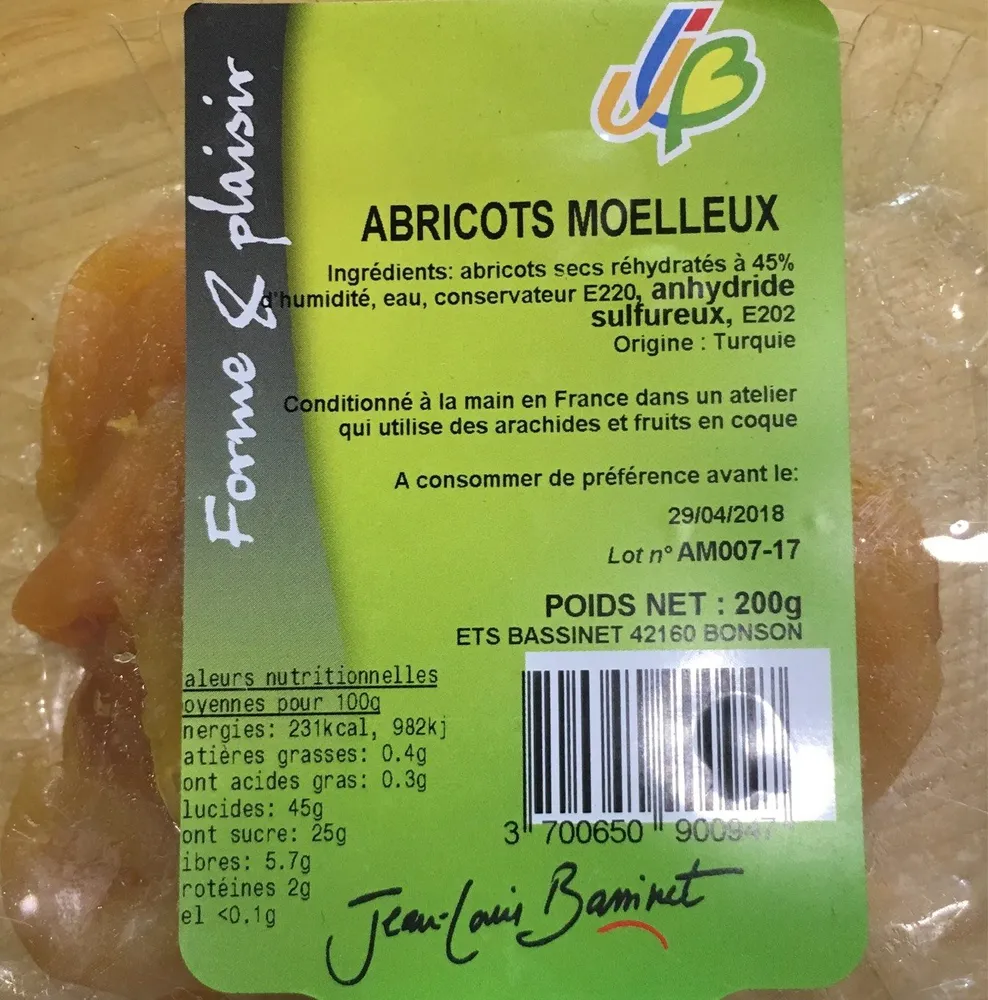 Abricots moelleux