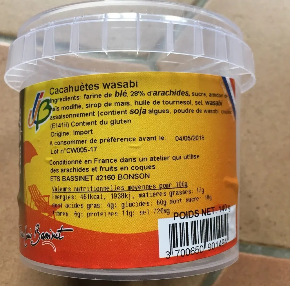 Cacahuète wasabi