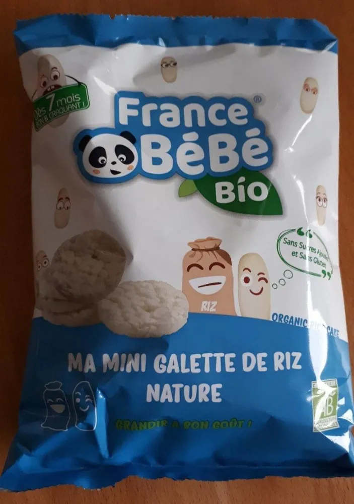 Ma mini galette de riz nature