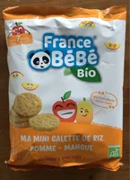 Mini galette de riz pomme mangue