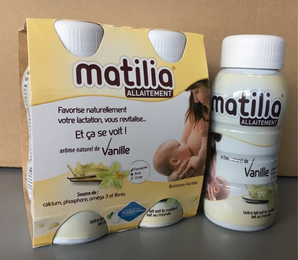 Boisson lactée - Matilia Allaitement Vanille