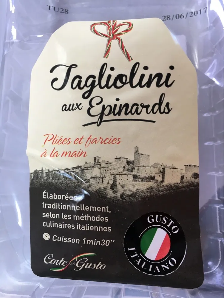 Taglioni aux épinards