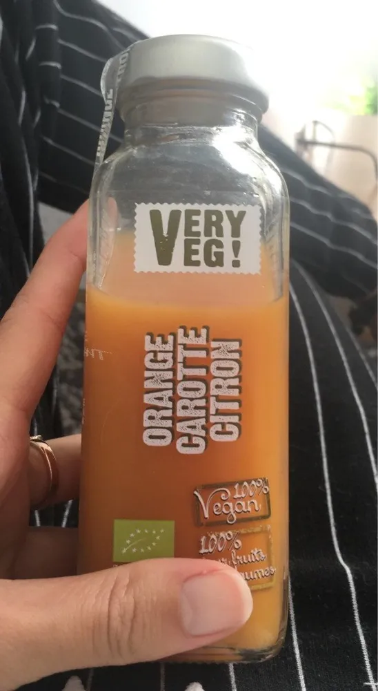 Jus orange carotte citron