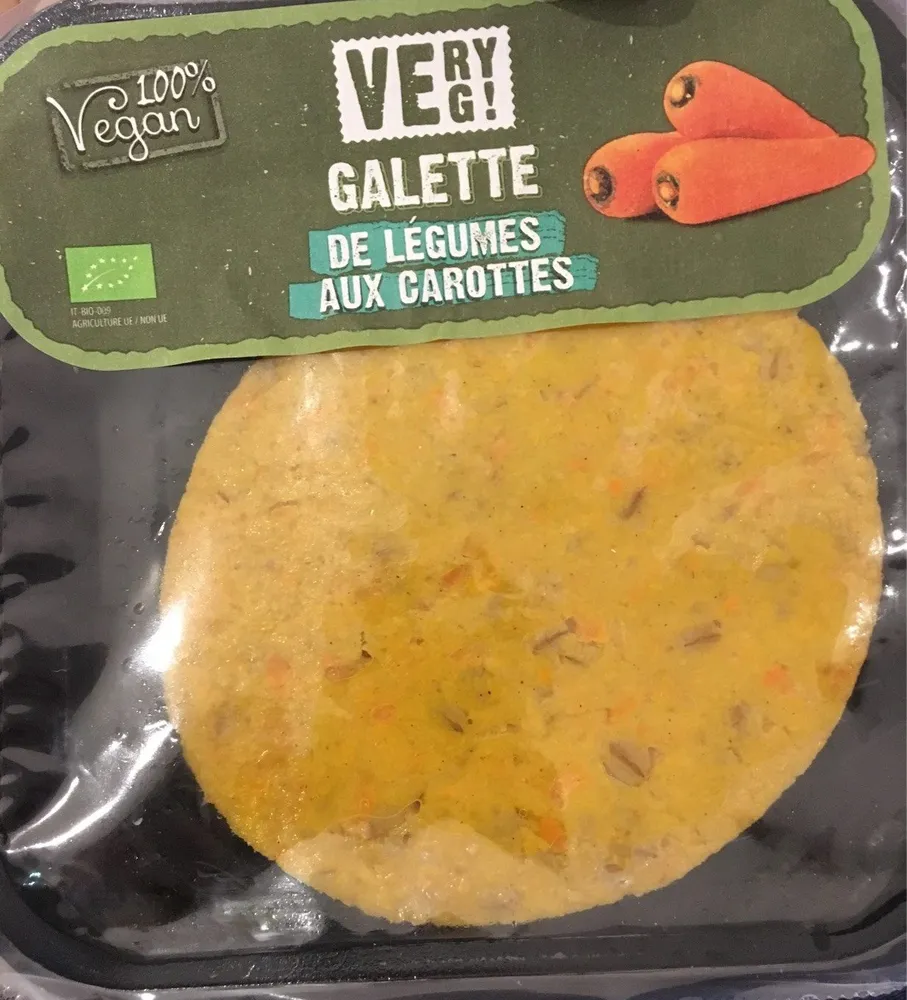 Galette de legumes aux carottes