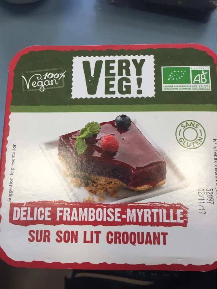 Delice framboise myrtilles