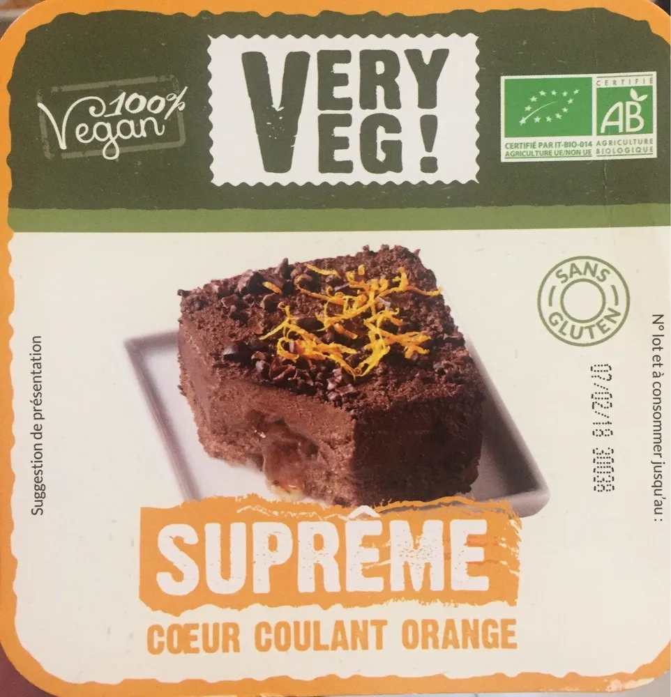 Suprême coeur coulant Orange