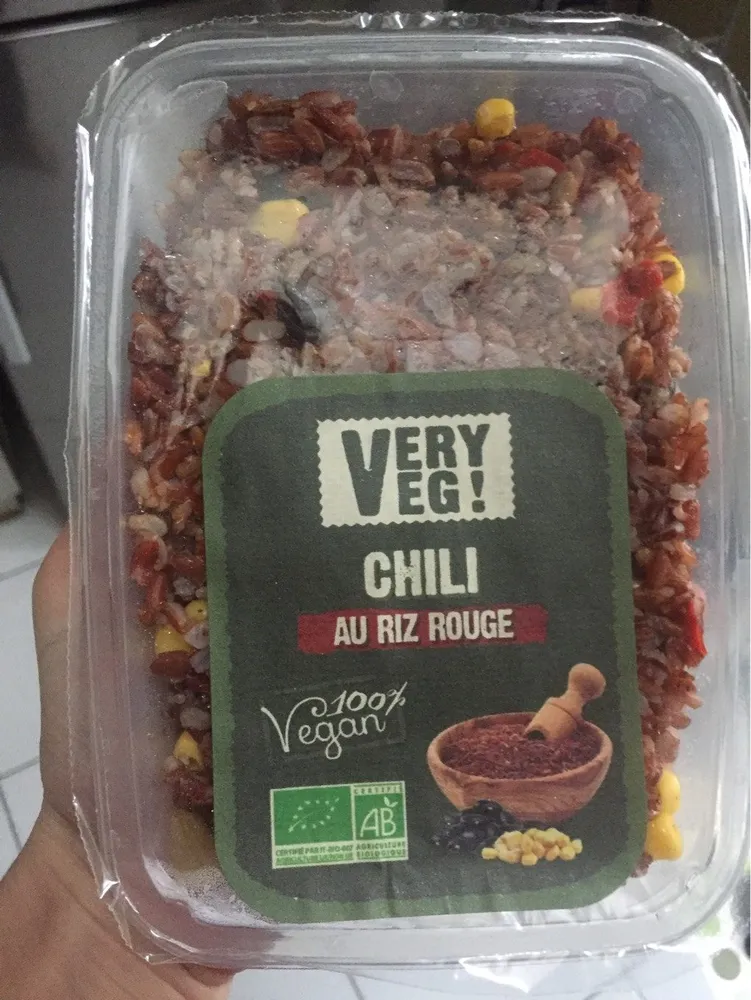 Chili au riz rouge