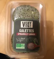 Galettes epinards et quinoa