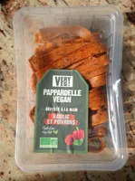 Pappardelle vegan basilic et poivron