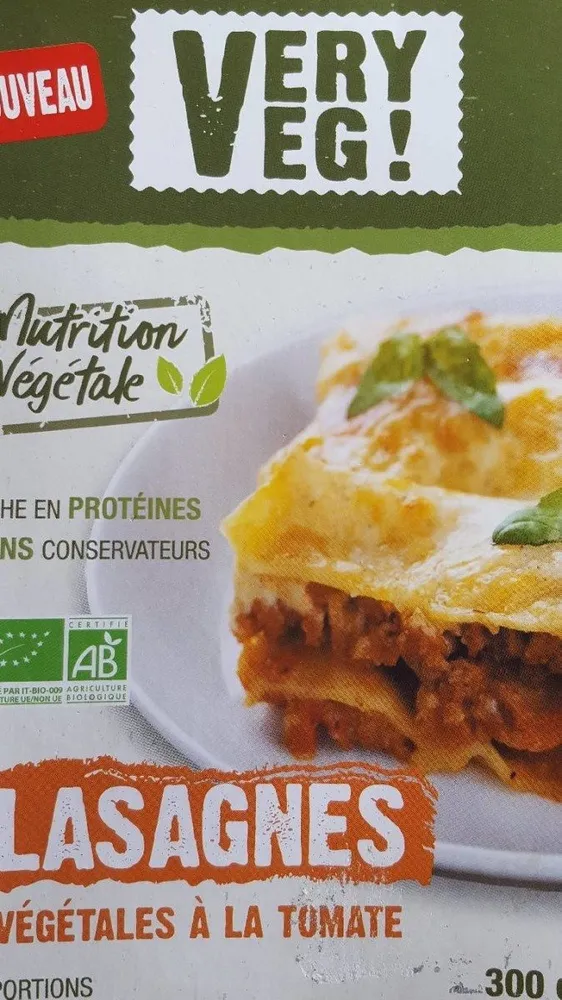 Lasagnes végétales à la tomate