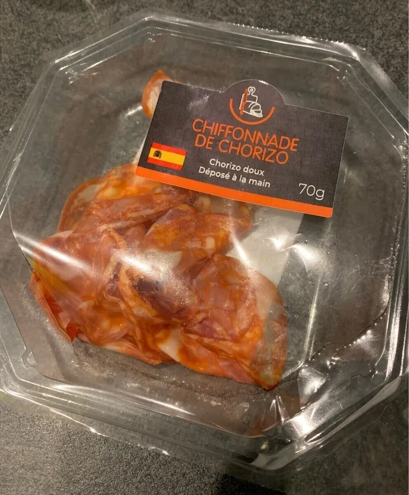 Chiffonnade de Chorizo