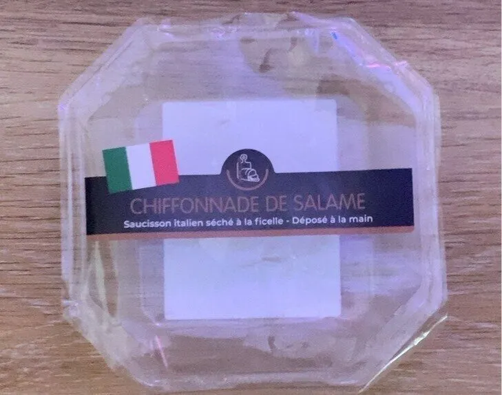 Chiffonade de Saucisson italien
