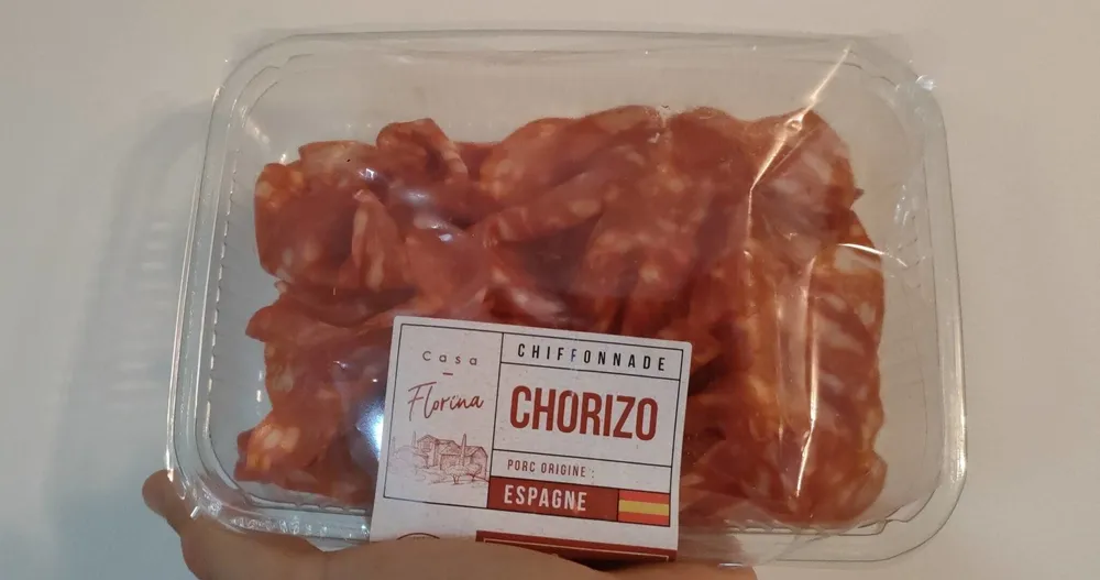 Chiffonnade Chorizo