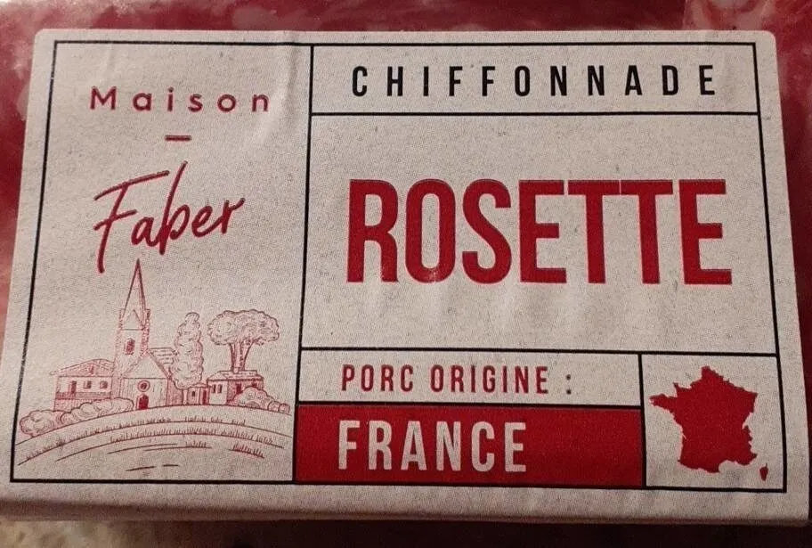 Chiffonnade rosette