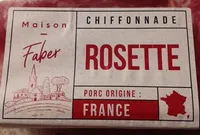 Chiffonnade rosette