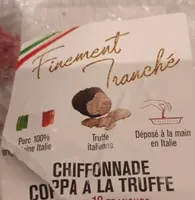 Chiffonnade cuppa a la truffe