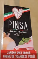 Pinsa avec jambon cuit braisé