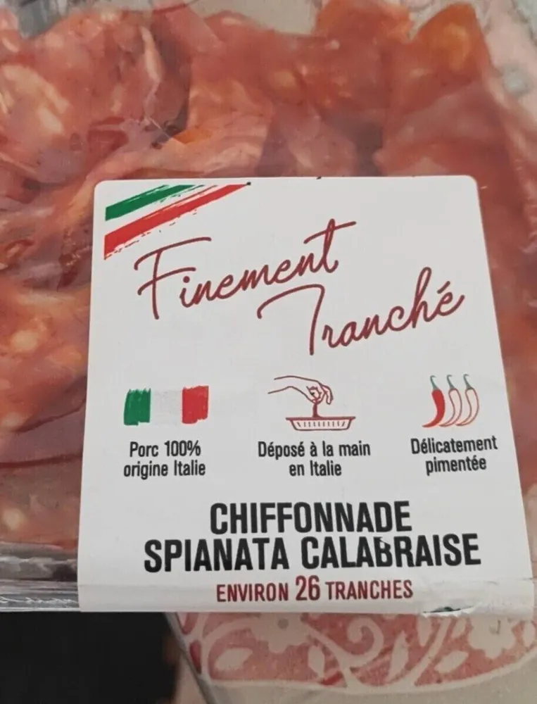 Chiffonnade spianata calabraise