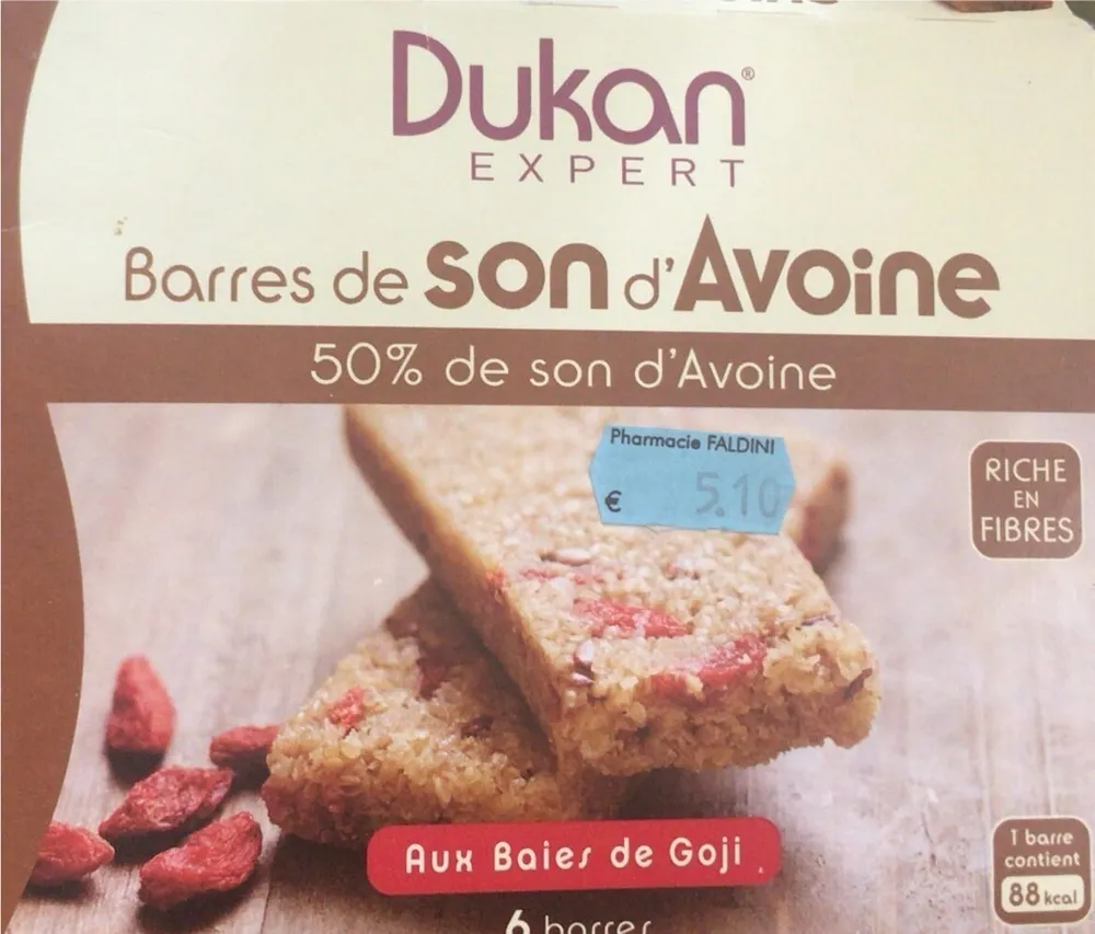 Barres de son d’avoine
