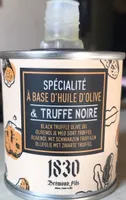 Specialite a base d’huile d’olive & truffe noire