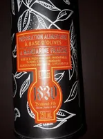 Préparation alimentaire à base d'olives et mandarine fraiche