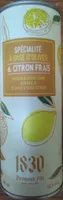Huile d'olive citron