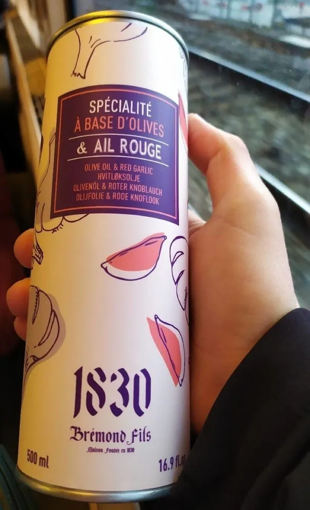 Huile d'Olive à l'ail rouge
