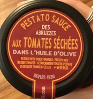 Pestato sauce aux tomates sechees dans l'huile d'olive