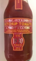 Ketchup tomate & piment de cayenne