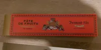 Pâte de fruit