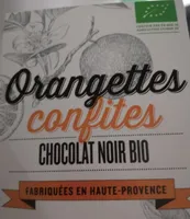 Orangettes confites chocolat noir bio
