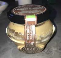 Pâte à tartiner lait et amandes blanches
