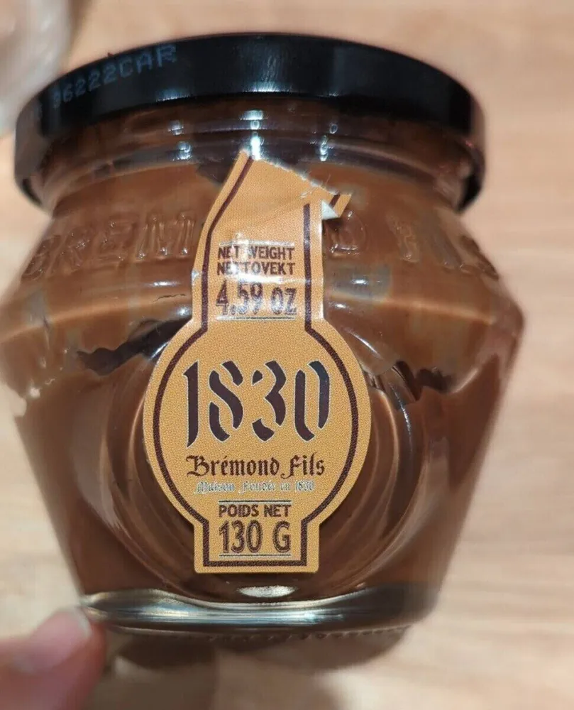 Pate a tartiner noisette lait eclat de caramel
